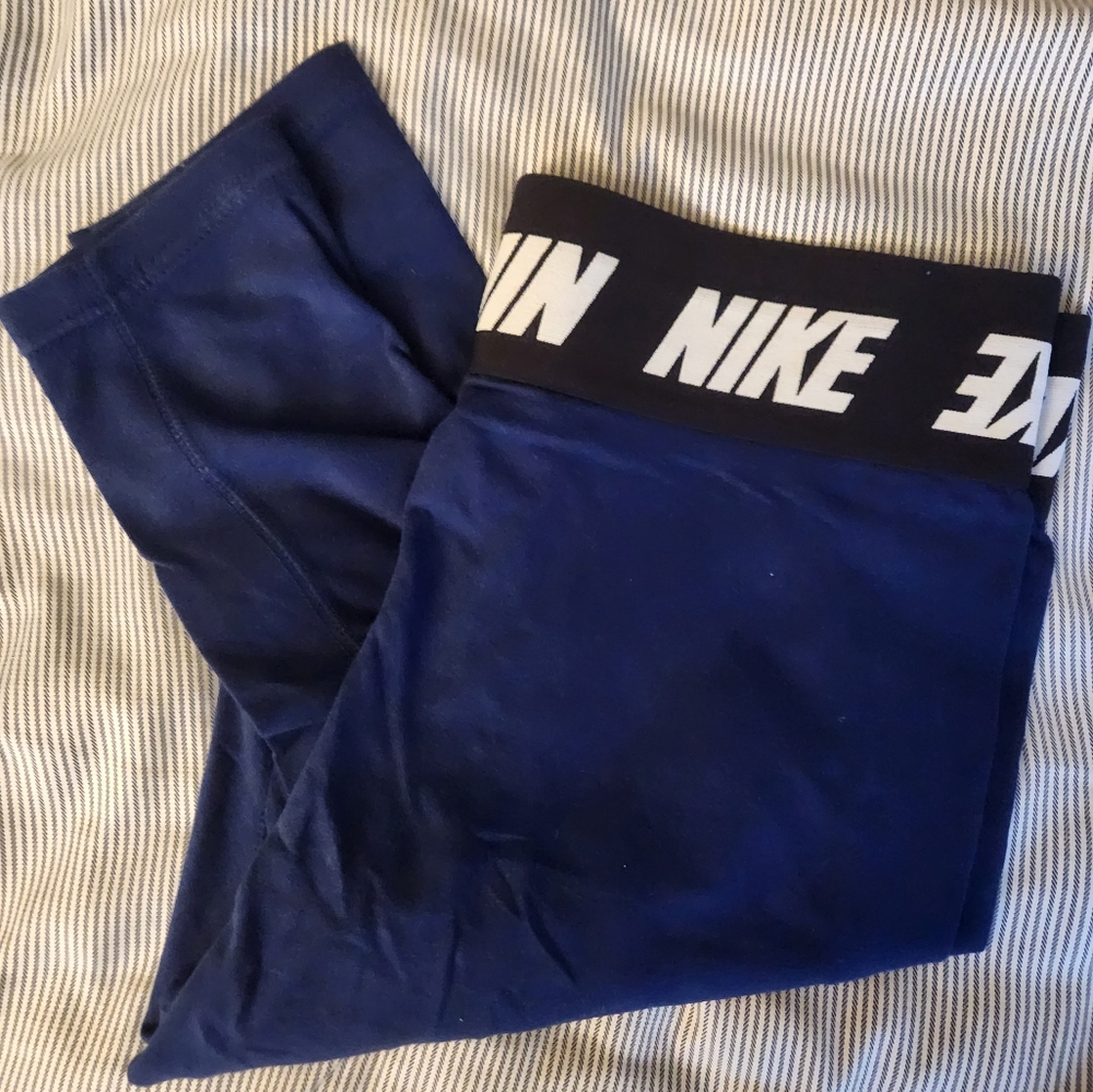 Navy Blue Nike Leggings